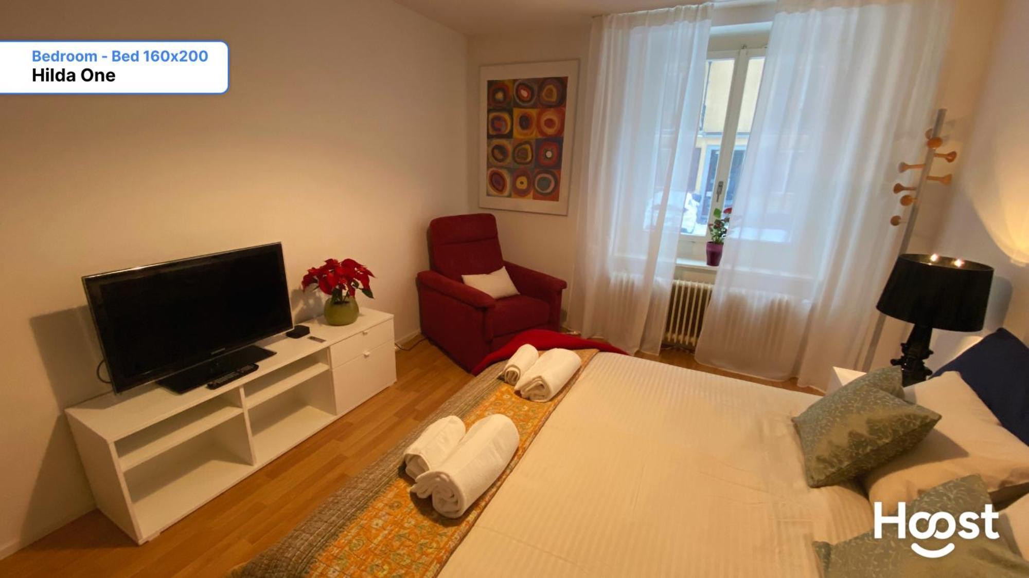 Hilda: Tranquillo Appartamento In Centro Zürich Buitenkant foto